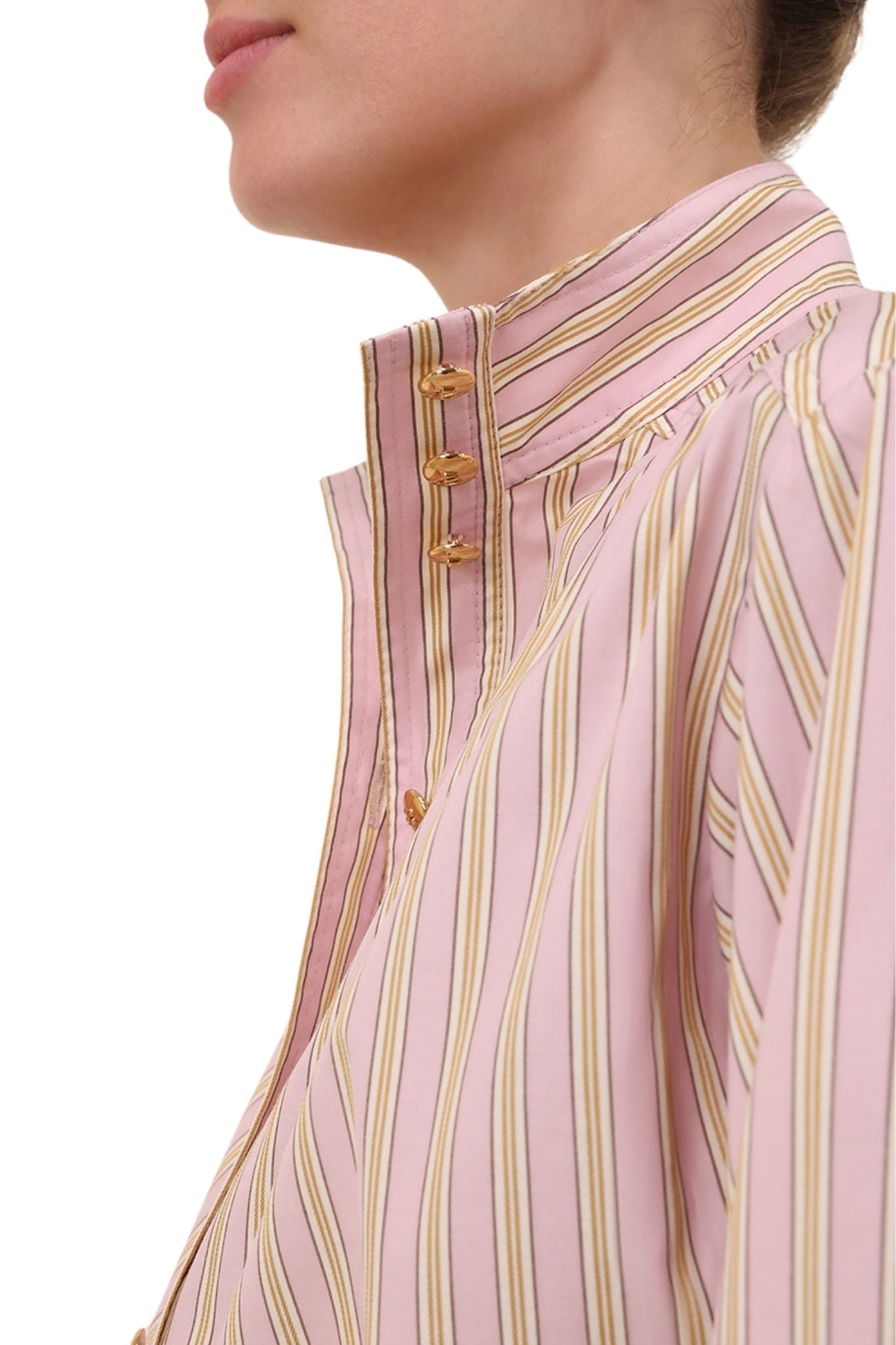 Zimmermann Stripe Billow Blouse - Vermillion