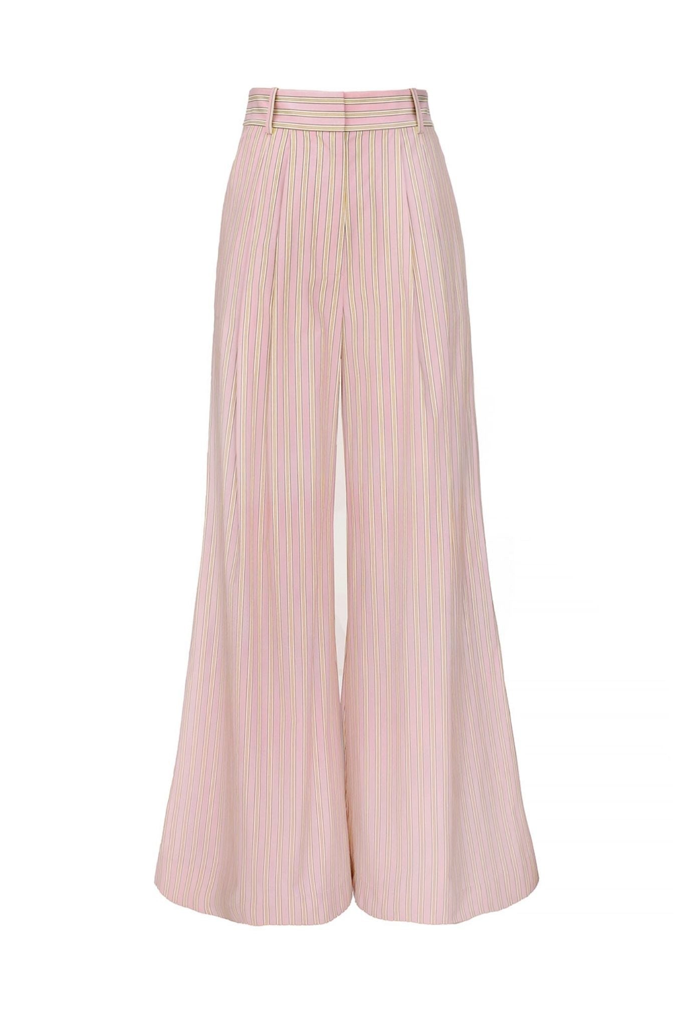 Zimmermann Stripe Wide Leg Pant - Vermillion