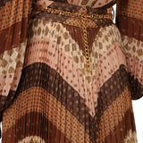 Zimmermann Sunray Pleated Skirt - Vermillion