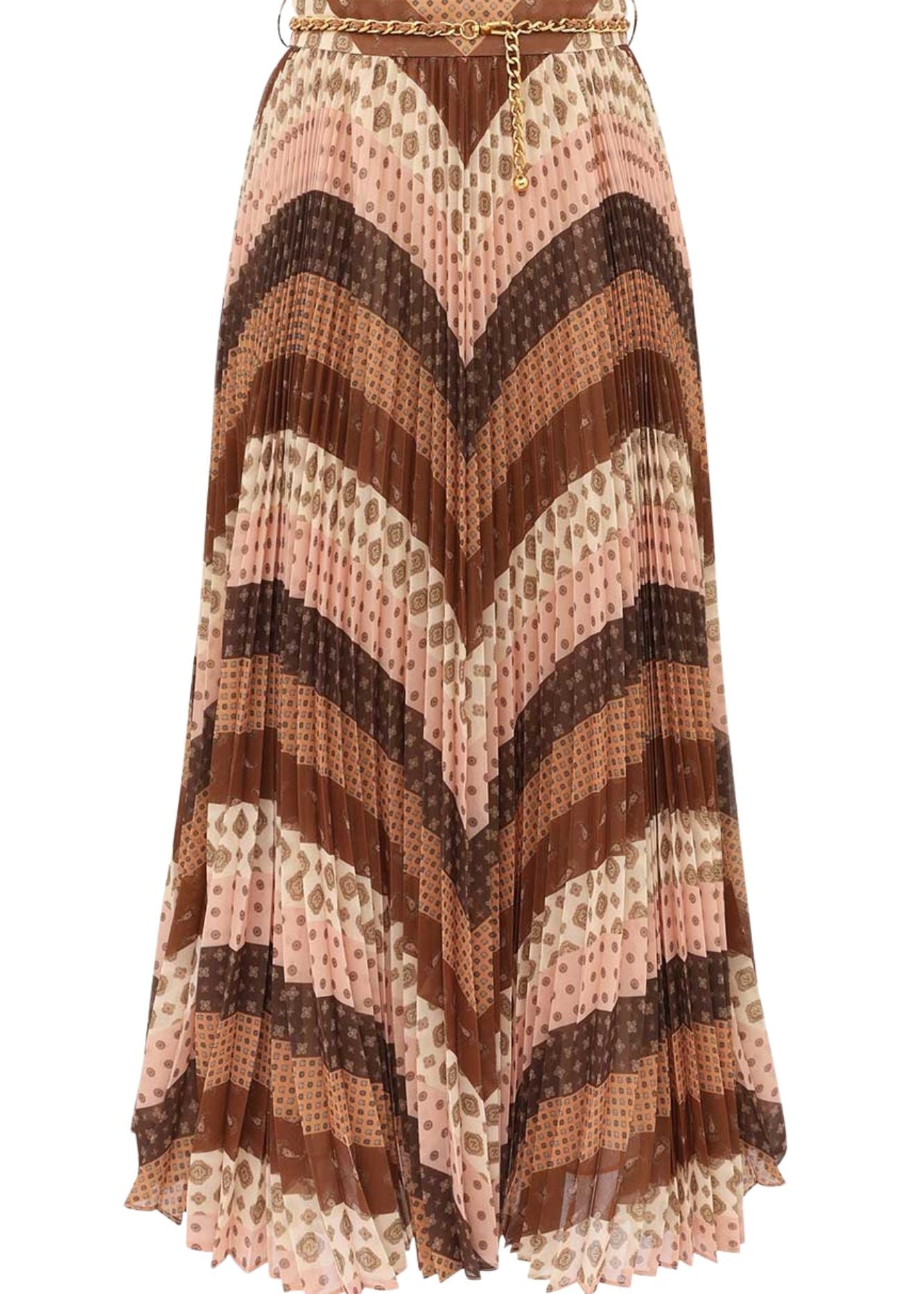 Zimmermann Sunray Pleated Skirt - Vermillion