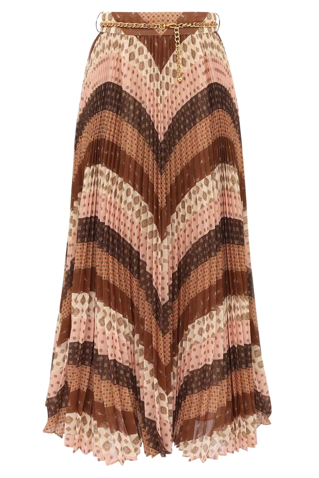 Zimmermann Sunray Pleated Skirt - Vermillion