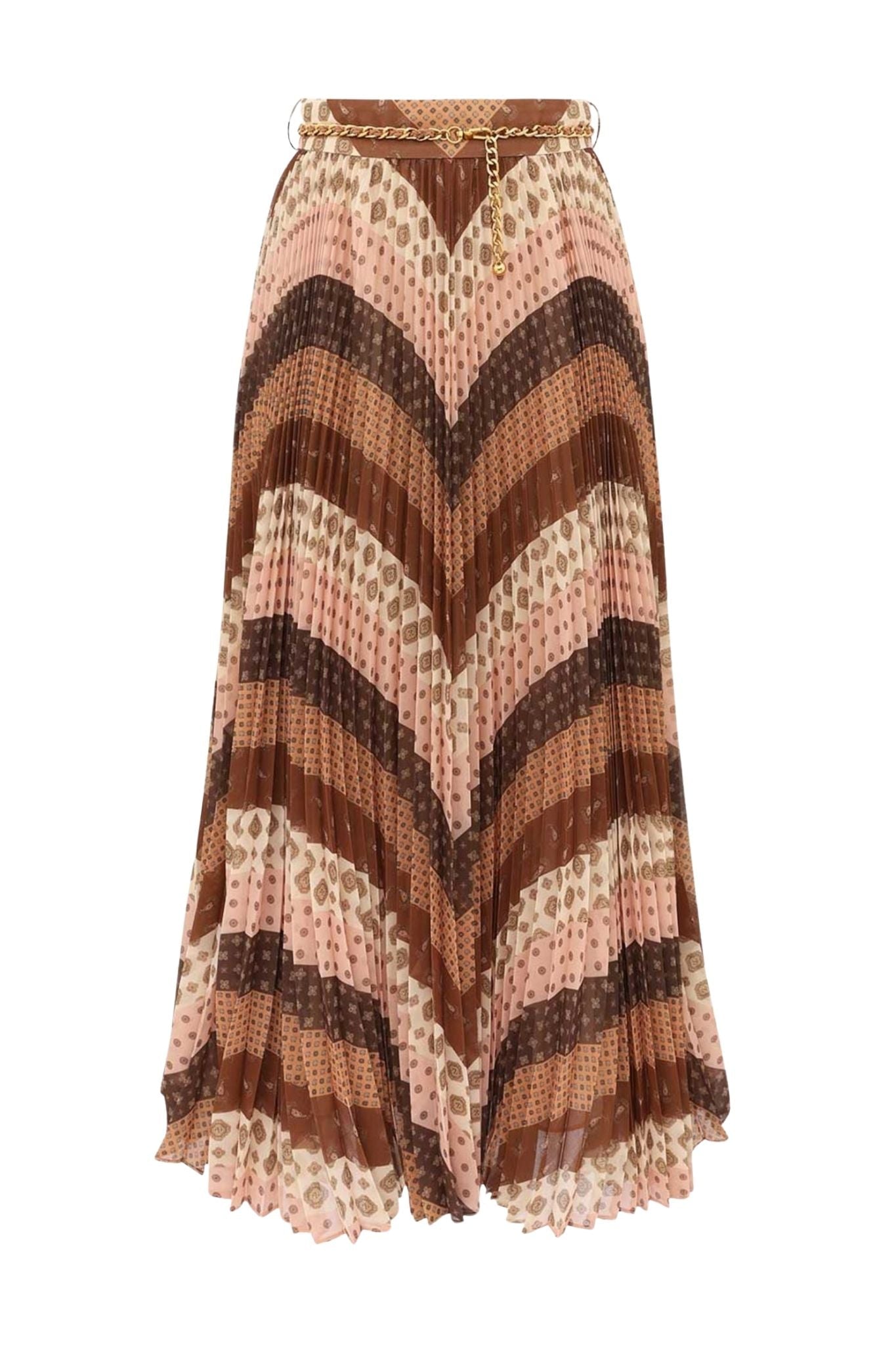 Zimmermann Sunray Pleated Skirt - Vermillion