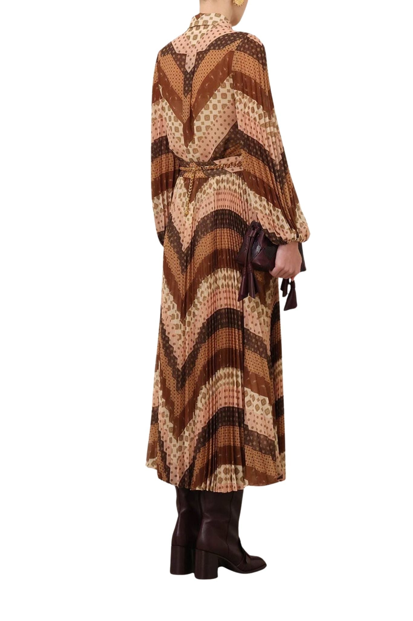 Zimmermann Sunray Pleated Skirt - Vermillion
