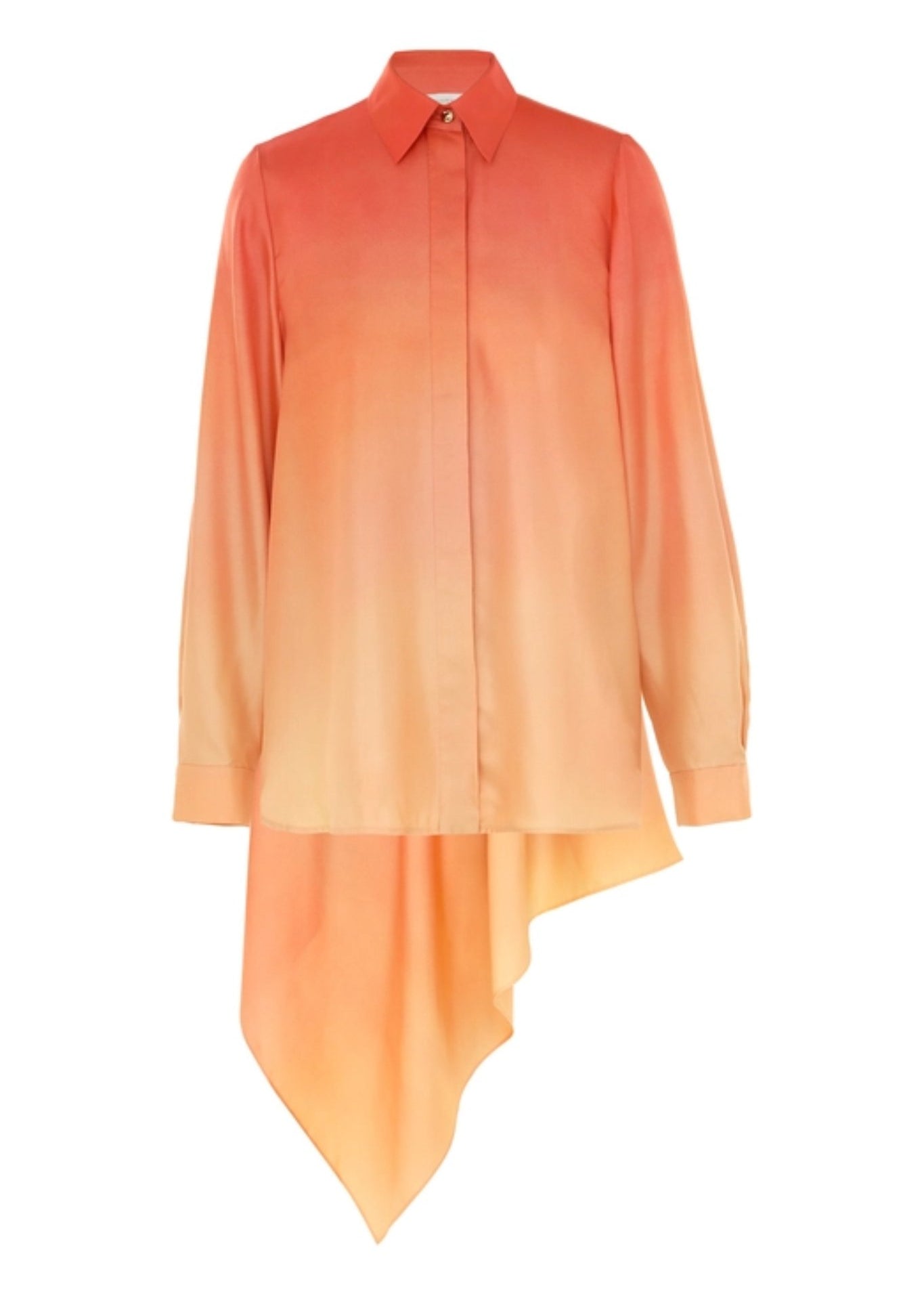 Zimmermann Tranquility Scarf Shirt - Vermillion