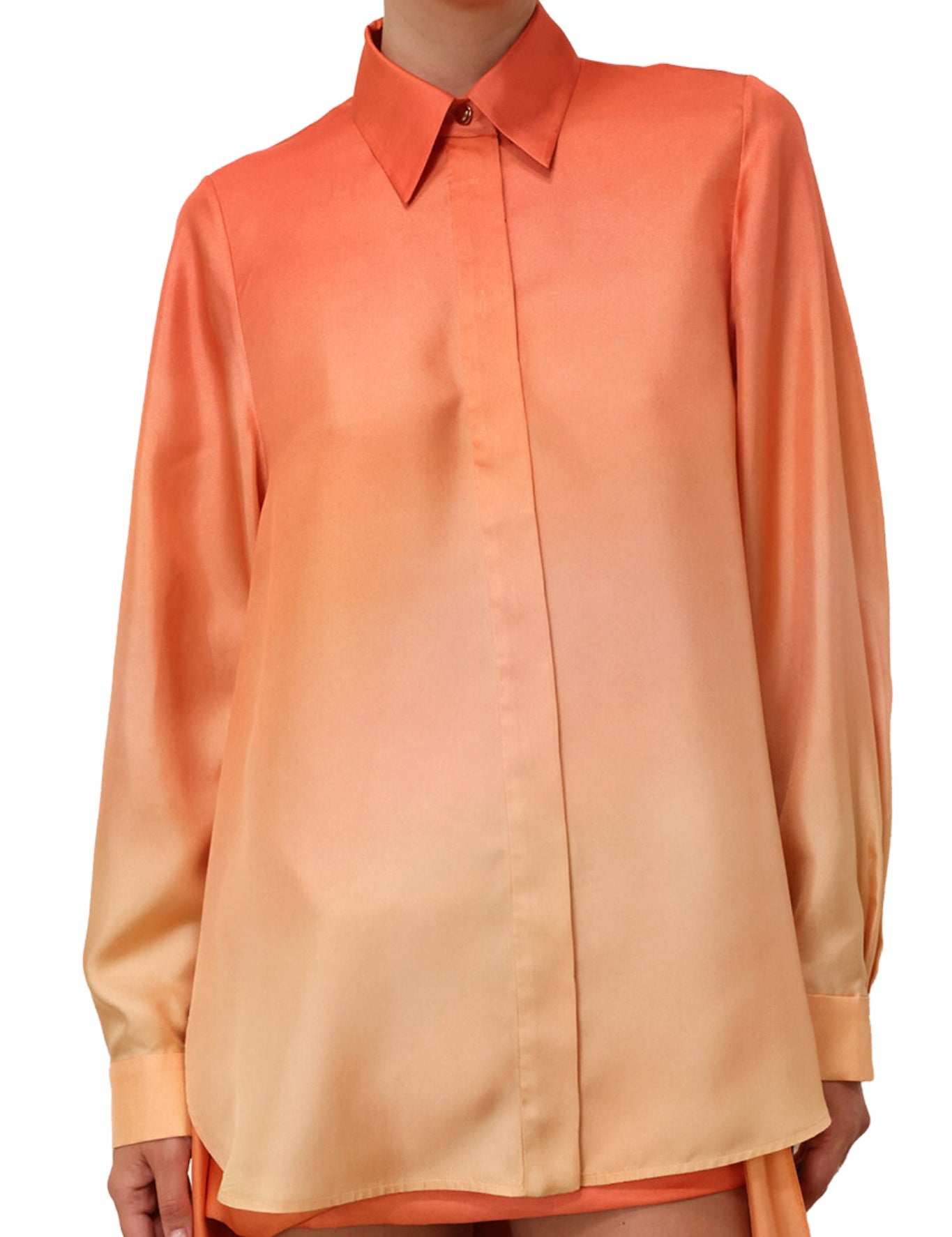 Zimmermann Tranquility Scarf Shirt - Vermillion