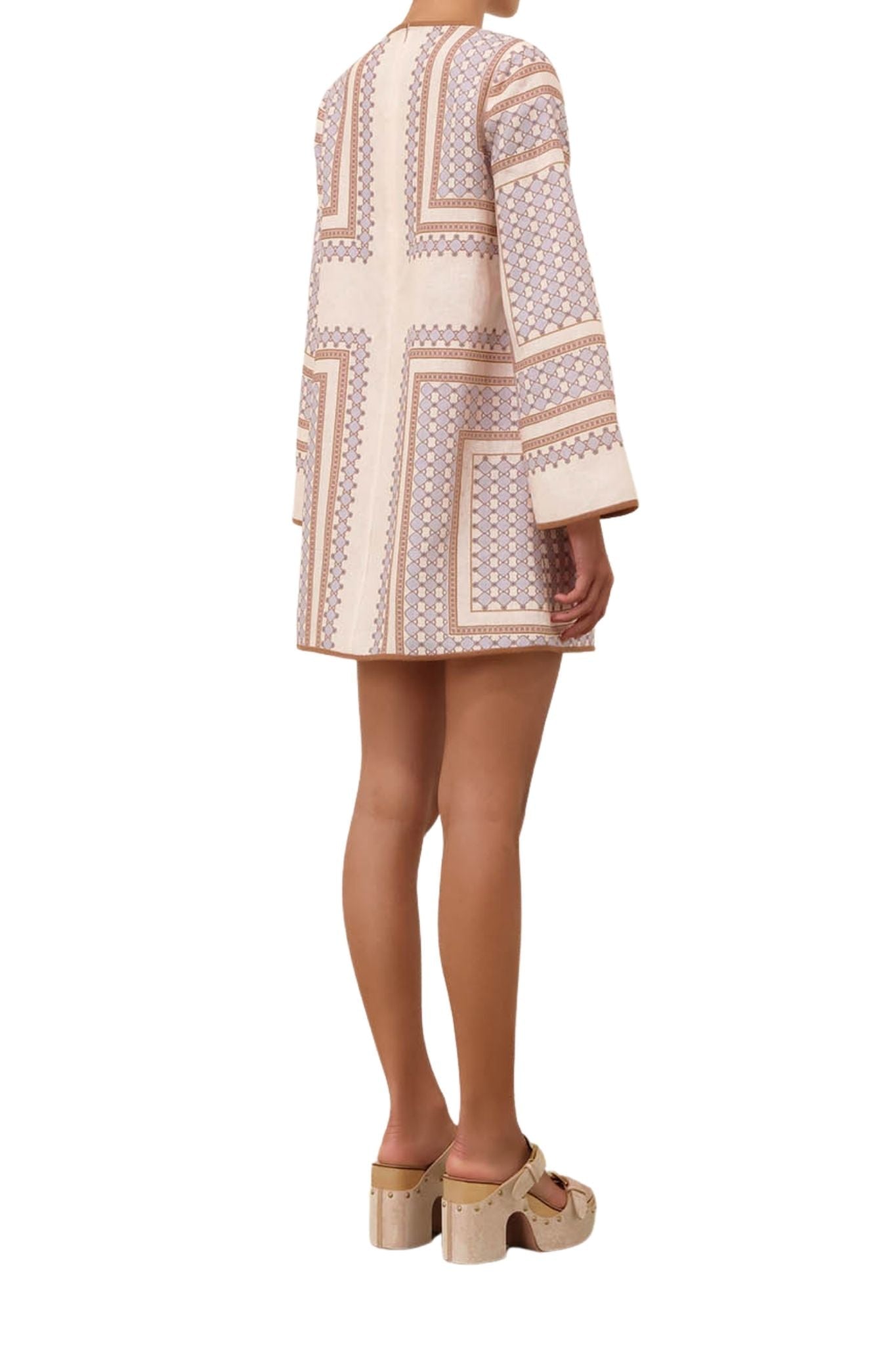 Zimmermann Tunic Mini Dress - Vermillion