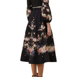 Zimmermann Valiant Button Midi Dress - Vermillion