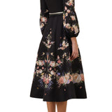 Zimmermann Valiant Button Midi Dress - Vermillion