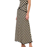 Zimmermann Valiant Deco Stripe Midi Dress - Vermillion