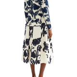 Erdem Fil Coupe Polin Midi Full Skirt